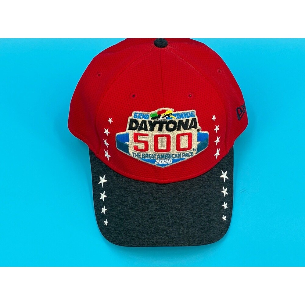 New Era 9FORTY Daytona 500 2020 NASCAR Red Black Adjustable Hat Cap